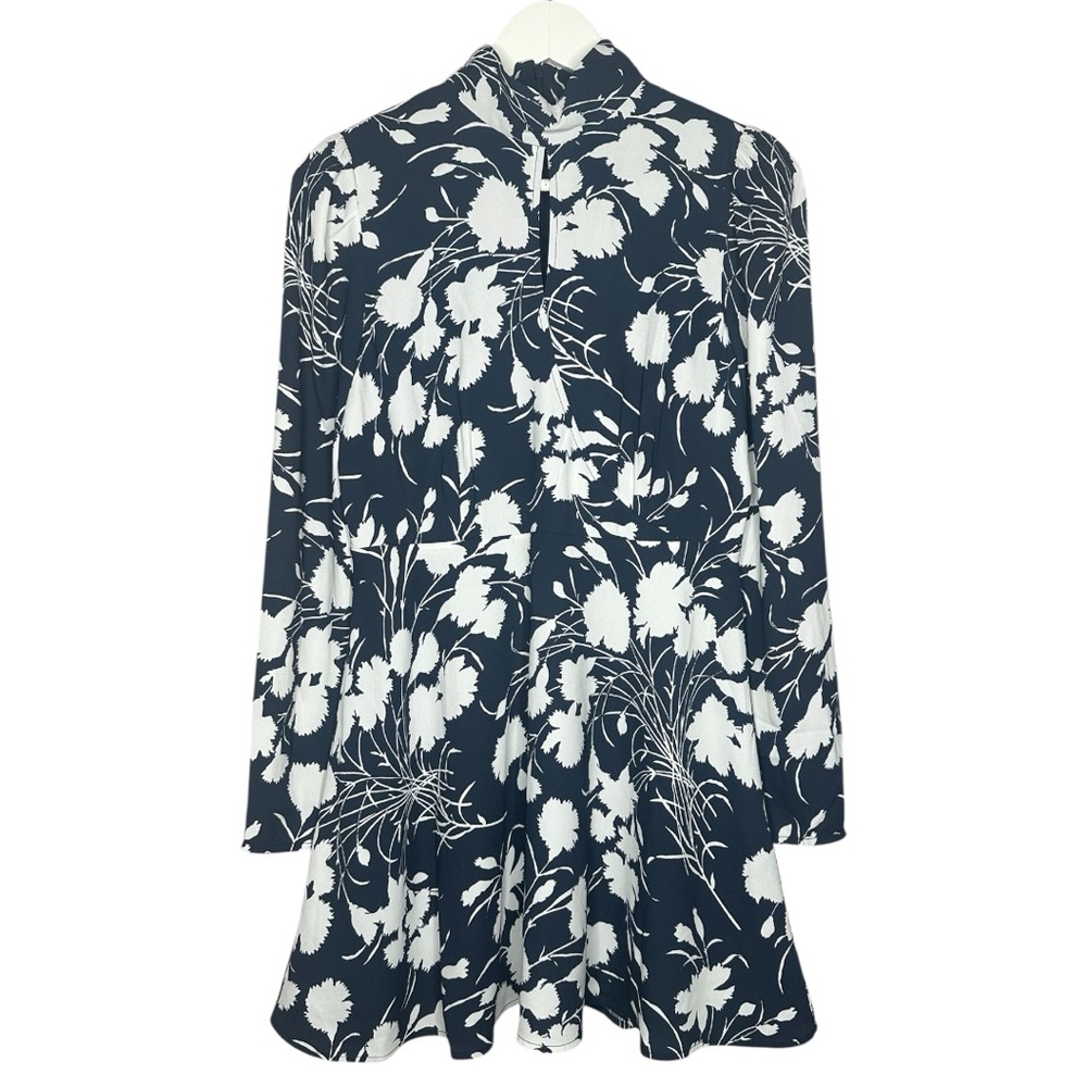 Aritzia Wilfred Lola Crepe Satin Mockneck Mini Dress Size 4 - Picture 3 of 15